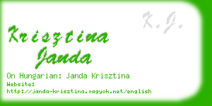 krisztina janda business card